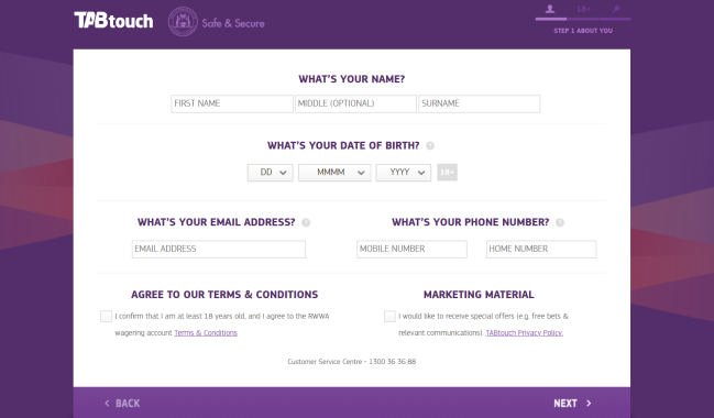 Secure login for Tabtouch Mobi account.