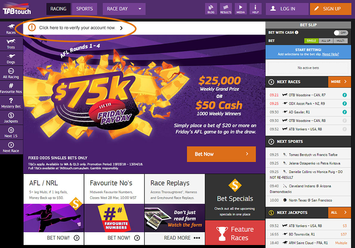 How to use NSW TAB for online betting