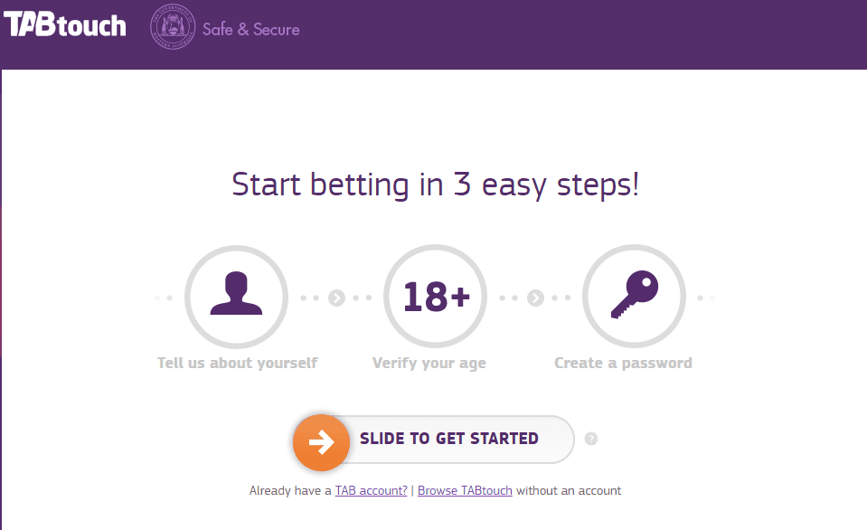Secure TAB NSW login steps