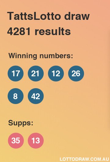 tatts lotto results today