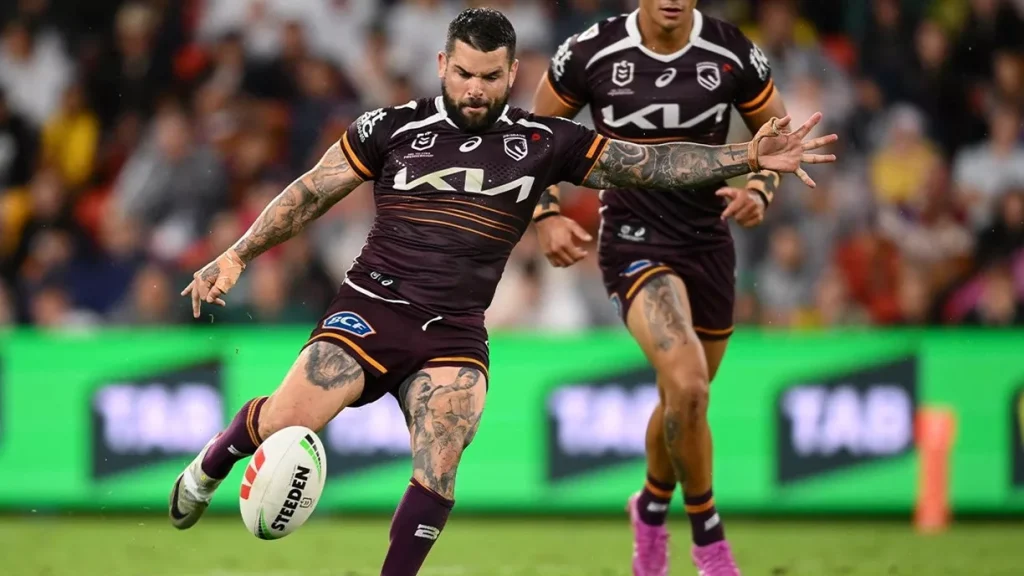 TAB NSW sportsbet rugby league NRL match action with players on the field