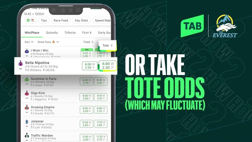 Smartphone showing a mobile betting app dashboard with live data widgets and account access