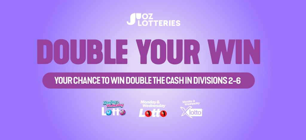 Stacked Australian dollar notes representing Wednesday Lotto division prize payouts